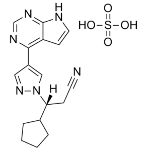 Ruxolitinib sulfate (INC 424, INCB 18424, INCB 018424, Jakafi, Jakavi) 1092939-16-6